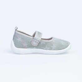431150-12 Текстильная обувь для девочки серый фото №2