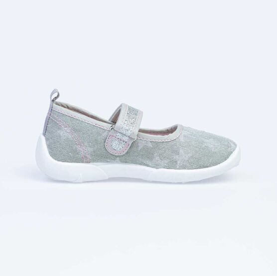 431150-12 Текстильная обувь для девочки серый фото №2