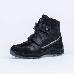 652154-42 Сапожки для мальчики черный