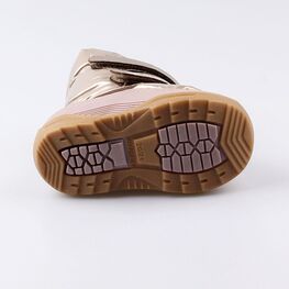 061011-41 Зимние сапожки-дутики бронзовый для девочки бронзовый фото №3