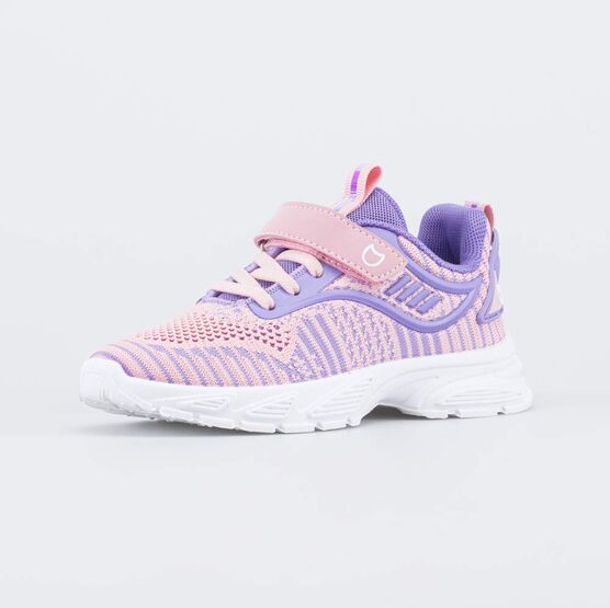 344452-13 Текстильные кроссовки розовый для девочки розовый