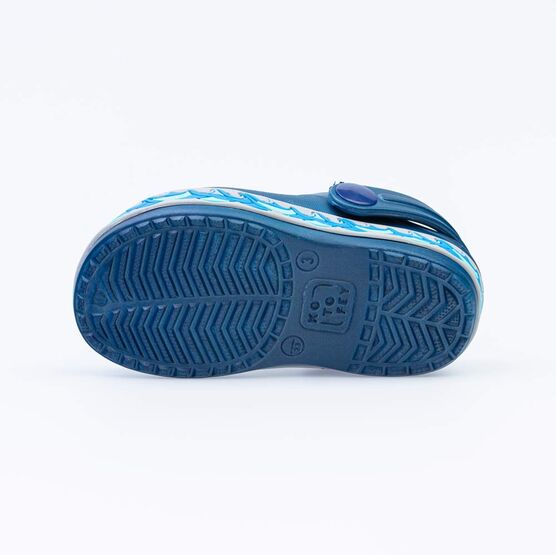 325085-02 Клоги пляжные для мальчики светло-синий фото №3