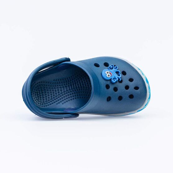 325085-02 Клоги пляжные для мальчики светло-синий фото №4