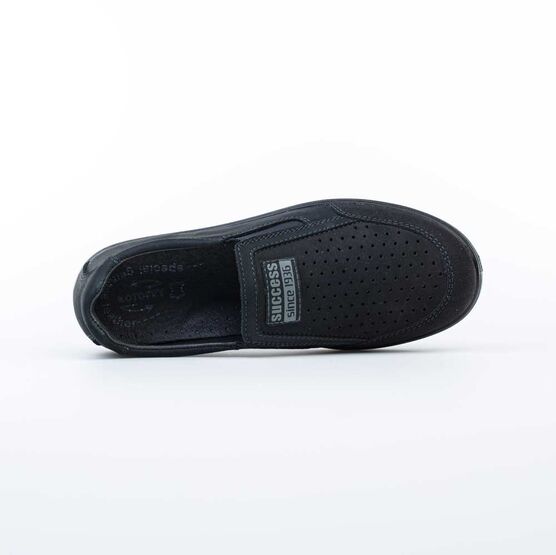 532262-21 Школьные полуботинки из натурального нубука для мальчики черный фото №4