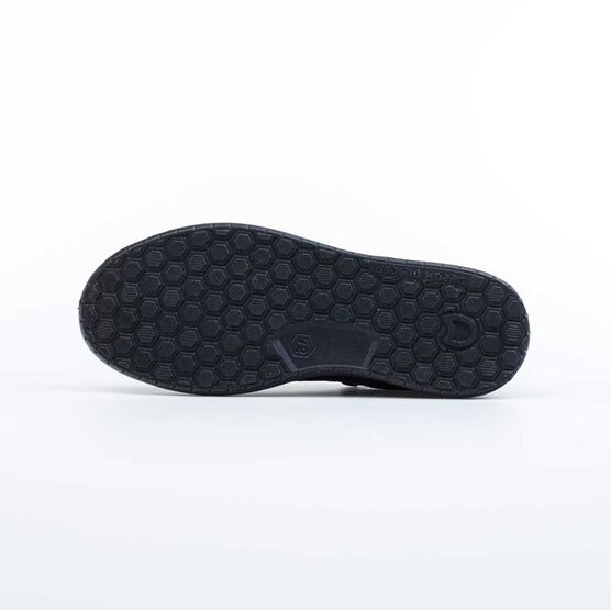 532263-24 Черные кожаные полуботинки из велюра для девочки черный фото №3