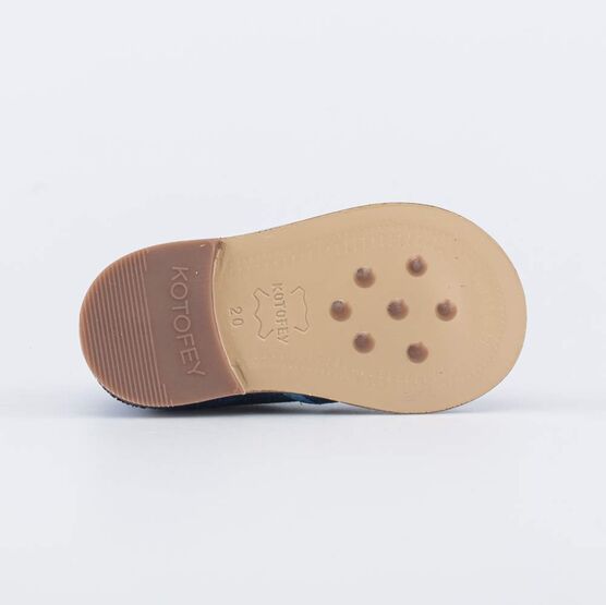 031085-21 Туфли для мальчика Машинка для мальчики джинс фото №3