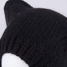 07811437-40 Шапка-чепец детская черный для девочки черный фото №4