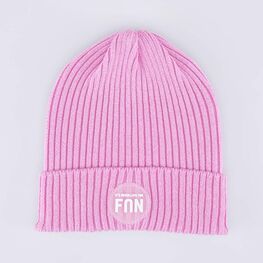 07811951-41 Шапка с отворотом детская FUN розовый для девочки розовый