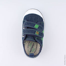 231127-12 Кеды для мальчики син-зел фото №4