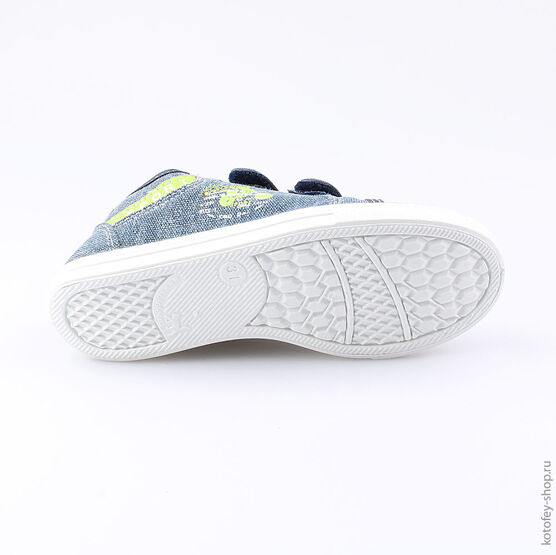 631073-12 Кеды для мальчики голубой фото №3