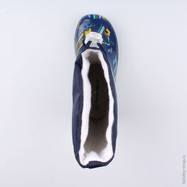 366165-11 Резиновые сапоги для мальчики светло-синий фото №4