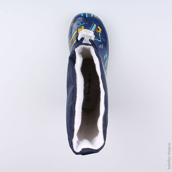 366165-11 Резиновые сапоги для мальчики светло-синий фото №4