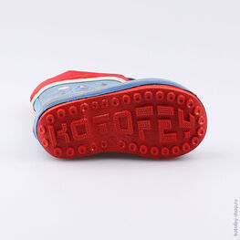 166087-11 Резиновые сапоги для мальчики син-кра фото №3