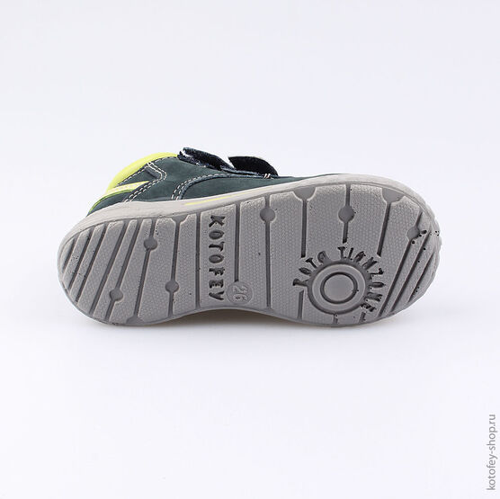 352130-24 Ботинки для мальчики светло-синий фото №3