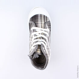 541024-12 Кеды для мальчики серый фото №4