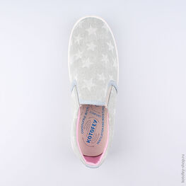 731039-12 Кеды для девочки серый фото №4