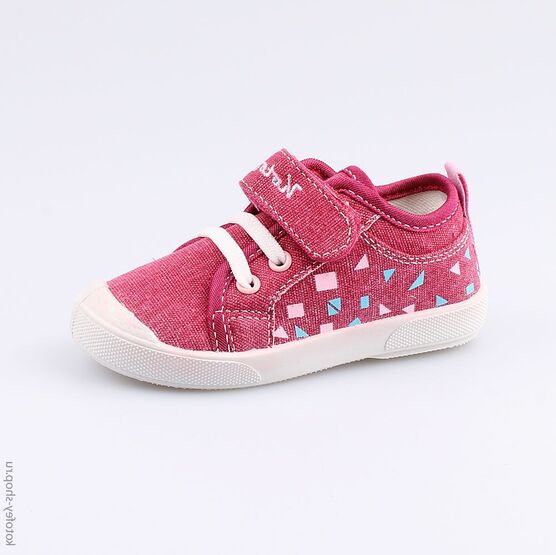 331008-12 Кеды для девочки бордовый