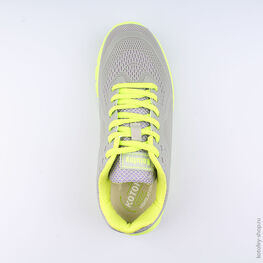 744068-71 Кроссовки для девочки сер-сал фото №4