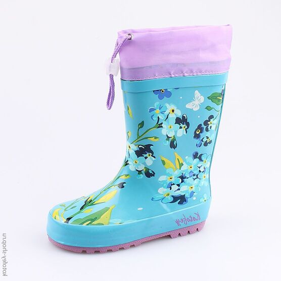 366163-11 Резиновые сапоги для девочки гол-сир