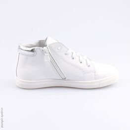 652103-21 Ботинки для девочки белый фото №2