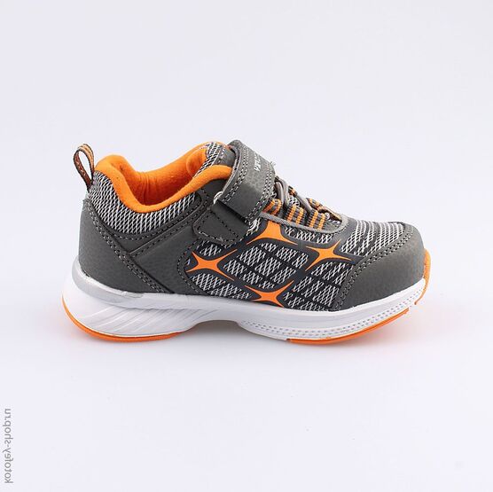 344185-72 Кроссовки для мальчики сер-ора фото №2