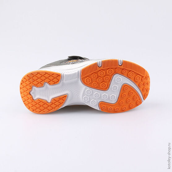344185-72 Кроссовки для мальчики сер-ора фото №3