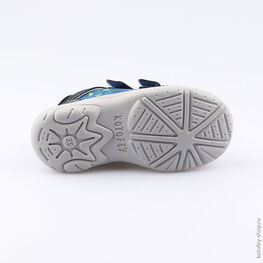 352082-21 Ботинки для мальчики светло-синий фото №3