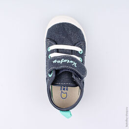 331008-11 Кеды для девочки светло-синий фото №4