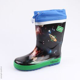 566150-11 Резиновые сапоги для мальчики син-зел