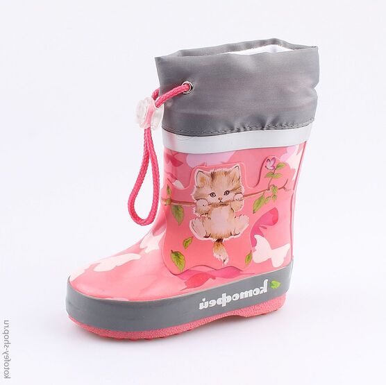 166081-11 Резиновые сапоги для девочки крл-сер