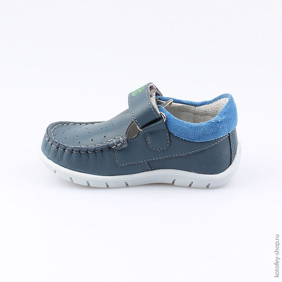 232067-21 Туфли для мальчики светло-синий фото №2