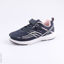 744105-71 Кроссовки для девочки син-роз