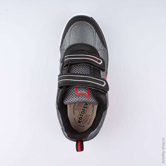644176-71 Кроссовки для мальчики сер-кра фото №4
