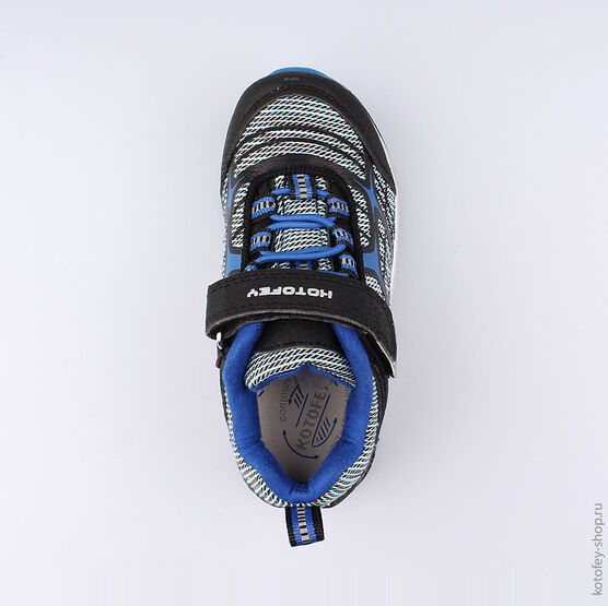 344185-71 Кроссовки для мальчики чер-син фото №4