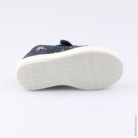 331054-12 Кеды для девочки светло-синий фото №3
