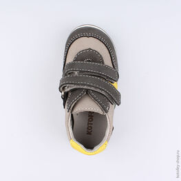 132121-23 Полуботинки для мальчики серый фото №4