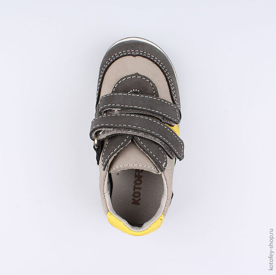 132121-23 Полуботинки для мальчики серый фото №4