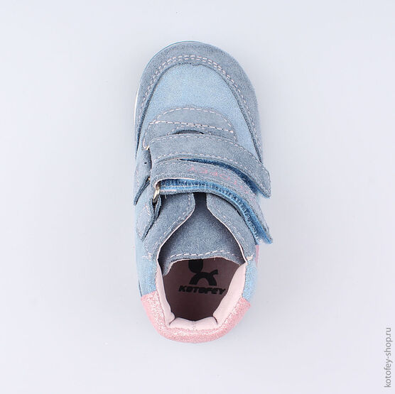 152189-23 Ботинки для девочки гол-роз фото №4