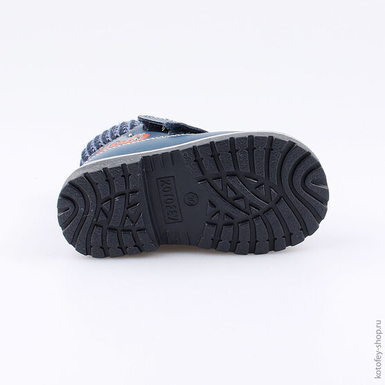 152144-32 Ботинки для мальчики син-ора фото №3