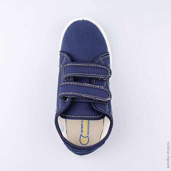 631043-11 Кеды для мальчики светло-синий фото №4