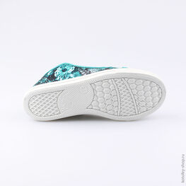 631062-12 Кеды для девочки бирюзовый фото №3