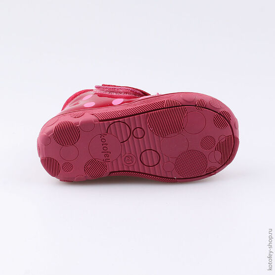 152117-24 Ботинки для девочки бор-роз фото №3