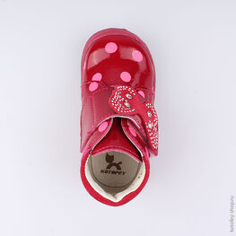 152117-24 Ботинки для девочки бор-роз фото №4