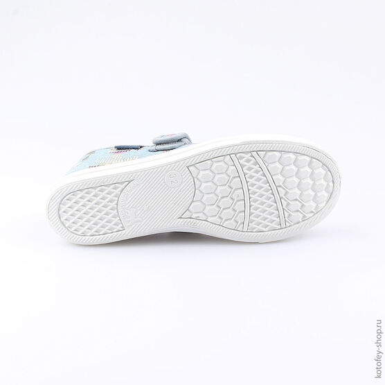 631071-12 Кеды для девочки голубой фото №3