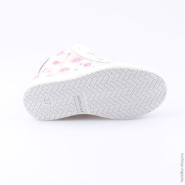 452102-21 Кожаные ботинки Сакура для девочки белый фото №3