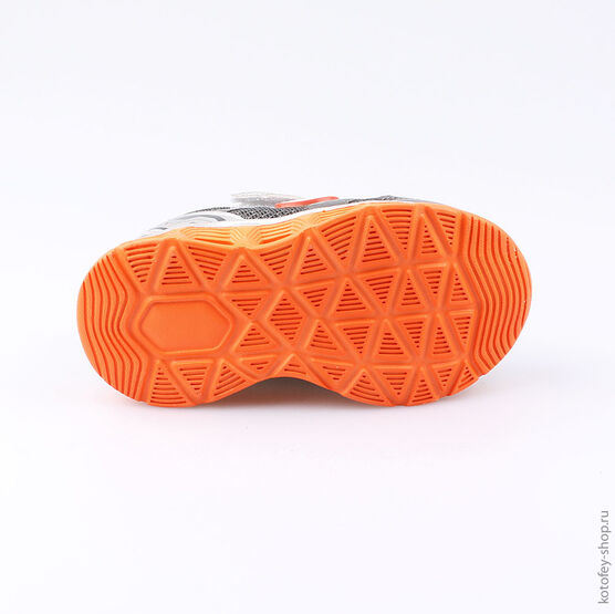 144087-72 Кроссовки для мальчики сер-ора фото №3