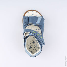 022087-22 Туфли летние для мальчики голубой фото №4