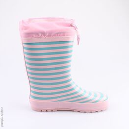 566141-11 Резиновые сапоги для девочки роз-гол фото №2