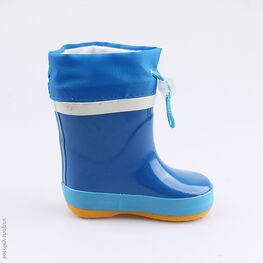 166086-11 Резиновые сапоги для мальчики голубой фото №2