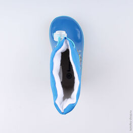 166086-11 Резиновые сапоги для мальчики голубой фото №4